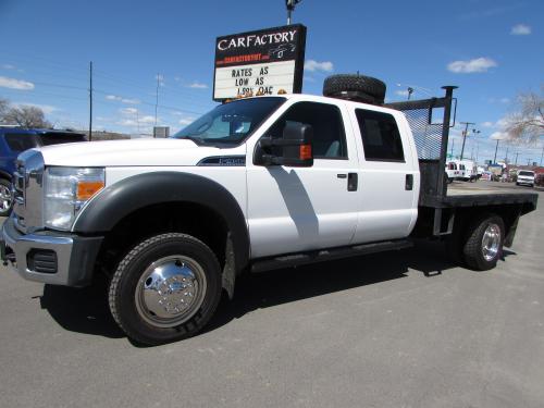 2016 Ford F-450 SD XLT Crew Cab DRW 4WD Flatbed - Low miles - One owner!