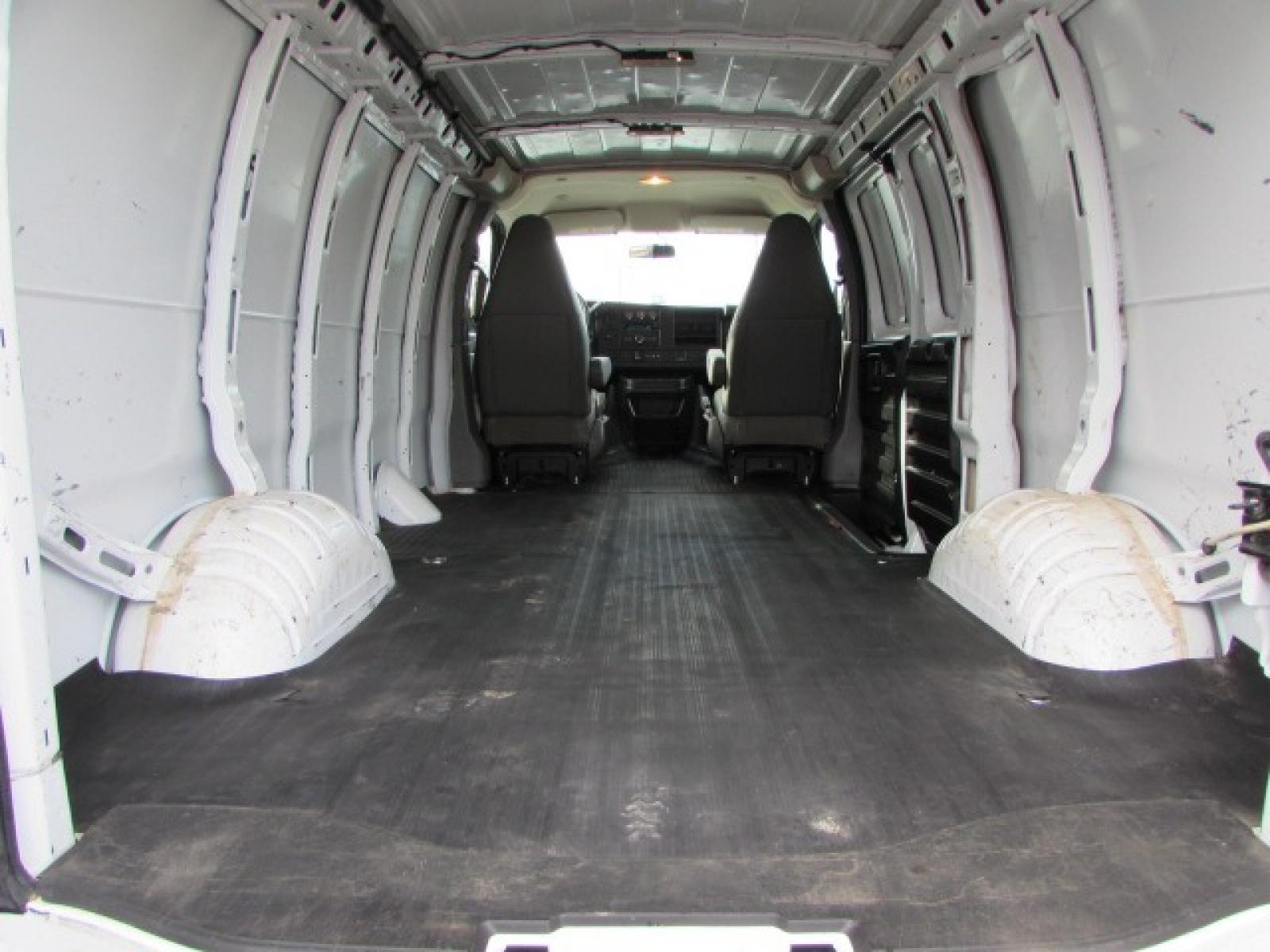 2020 White /Gray Vinyl Chevrolet Express Cargo Van 2500 Cargo (1GCWGAFP6L1) with an 4.3L V6 engine, 8-Speed Automatic transmission, located at 4562 State Avenue, Billings, MT, 59101, (406) 896-9833, 45.769516, -108.526772 - 2020 Chevrolet Express 2500 Cargo - Inspected and serviced! 4.3 Vortec V6 engine - 276 Horsepower 298 ft pounds of torque - rated at 7000 pound towing capacity - 8 speed automatic transmission with overdrive - 72185 miles - One owner - 94 point inspection Inspected and serviced - copy inspec - Photo #3