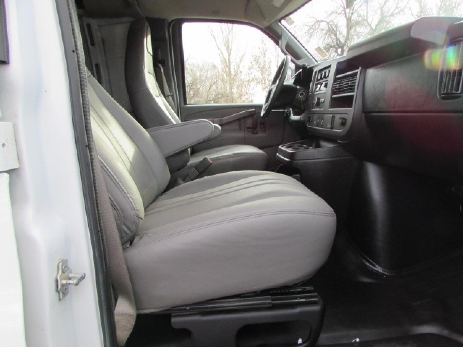 2020 White /Gray Vinyl Chevrolet Express Cargo Van 2500 Cargo (1GCWGAFP6L1) with an 4.3L V6 engine, 8-Speed Automatic transmission, located at 4562 State Avenue, Billings, MT, 59101, (406) 896-9833, 45.769516, -108.526772 - 2020 Chevrolet Express 2500 Cargo - Inspected and serviced! 4.3 Vortec V6 engine - 276 Horsepower 298 ft pounds of torque - rated at 7000 pound towing capacity - 8 speed automatic transmission with overdrive - 72185 miles - One owner - 94 point inspection Inspected and serviced - copy inspec - Photo #11