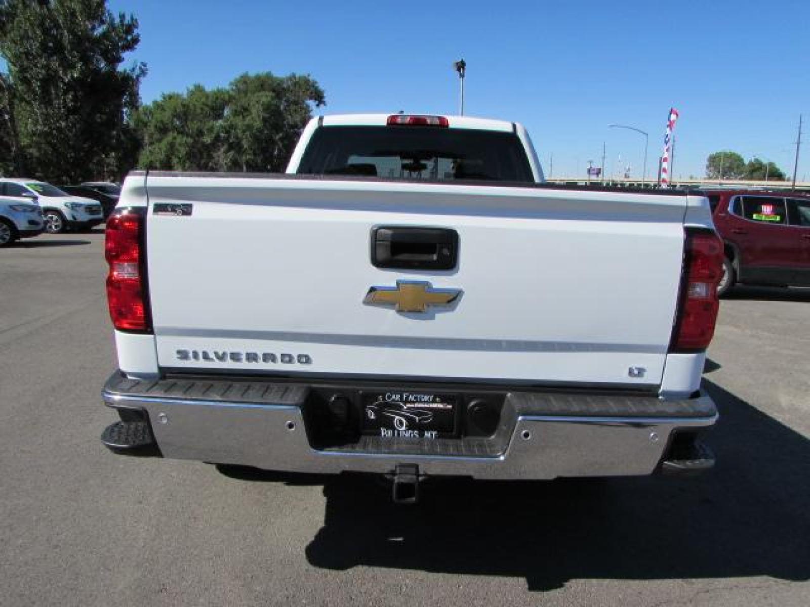 2017 White /Gray Cloth Chevrolet Silverado 1500 LT Crew Cab 4WD (1GCUKREC1HF) with an 5.3L V8 OHV 16V engine, 6A transmission, located at 4562 State Avenue, Billings, MT, 59101, (406) 896-9833, 45.769516, -108.526772 - Photo #2