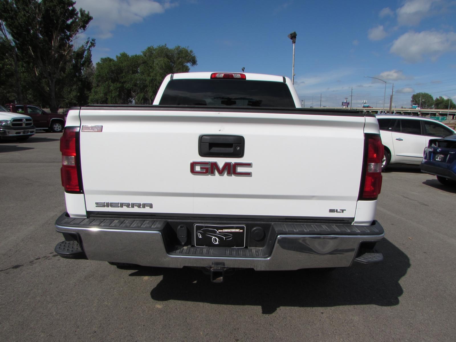 2014 White /Gray leather GMC Sierra 1500 SLT Crew Cab 4WD (3GTU2VEC6EG) with an 5.3L V8 OHV 16V engine, 6-Speed Automatic transmission, located at 4562 State Avenue, Billings, MT, 59101, (406) 896-9833, 45.769516, -108.526772 - 2014 GMC Sierra 1500 SLT Z71 Crew Cab 4WD - Extra clean! 5.3L V8 OHV 16V Direct Injection engine - 6 speed automatic transmission - 4WD - 174,862 miles - 94 point inspection Inspected and serviced - copies of inspection and work performed as well as complete vehicle history report provided! - Photo #2