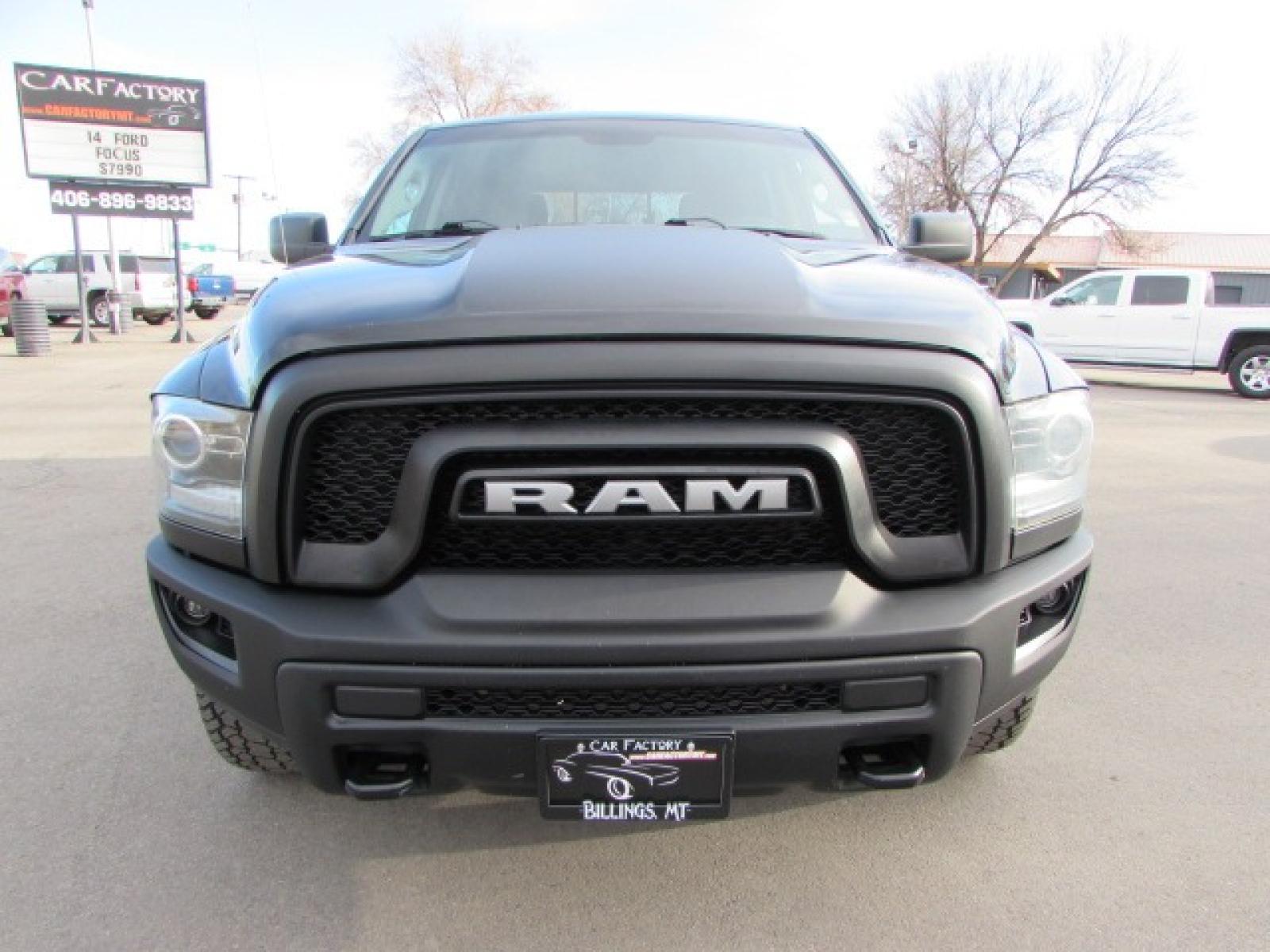 2020 Black /Gray Cloth RAM 1500 Classic Warlock Crew Cab SWB 4WD (1C6RR7LT5LS) with an 5.7L V8 OHV 16V engine, 8A transmission, located at 4562 State Avenue, Billings, MT, 59101, (406) 896-9833, 45.769516, -108.526772 - 2020 RAM 1500 Crew Cab 4WD - Warlock package - One owner! 5.7L V8 OHV 16V Hemi Engine - 8 speed automatic transmission - 4WD - 101,460 miles - 94 point inspection 94 point inspection and serviced - copy of inspection and work performed as well as full vehicle history report provided! Warlo - Photo #5