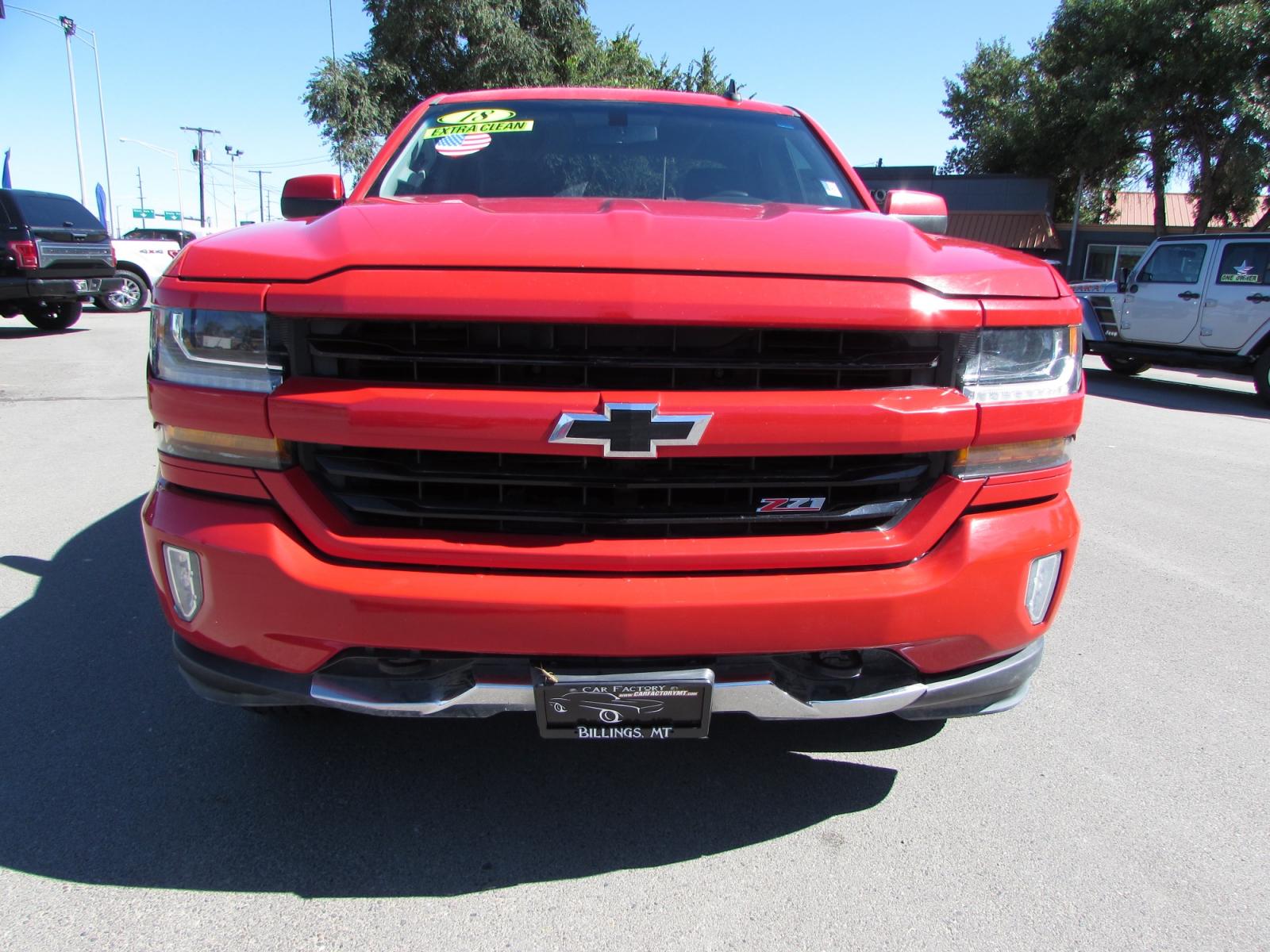 2018 Red /Gray leather Chevrolet Silverado 1500 LT Z71 Double Cab 4WD (1GCVKREC1JZ) with an 5.3L V8 OHV 16V engine, 6A transmission, located at 4562 State Avenue, Billings, MT, 59101, (406) 896-9833, 45.769516, -108.526772 - 2018 Chevrolet Silverado 1500 LT Z71 Double Cab 4WD - Leather - One owner! 5.3L V8 OHV 16V Ecotec3 engine - 6 speed automatic transmission with tow/haul - 4WD - Z71 Offroad Edition - One Owner - 128,171 miles - 94 point inspection 94 point Inspected and serviced - copy of inspection and work p - Photo #6