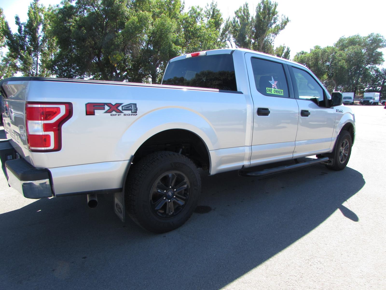 2019 Silver /Gray Cloth Ford F-150 XLT FX4 SuperCrew 6.5-ft. Bed 4WD (1FTFW1E58KF) with an 5.0L V8 OHV 16V engine, 6A transmission, located at 4562 State Avenue, Billings, MT, 59101, (406) 896-9833, 45.769516, -108.526772 - 2019 Ford F-150 XLT FX4 SuperCrew 6.5-ft. Bed 4WD - One owner! 5.0L V8 Engine - 10-Speed Automatic Transmission - 4WD - 76,188 miles - 94 point inspection 94 point inspection and serviced - copy of inspection and work performed as well as a full vehicle history report provided! XLT Sport p - Photo #4