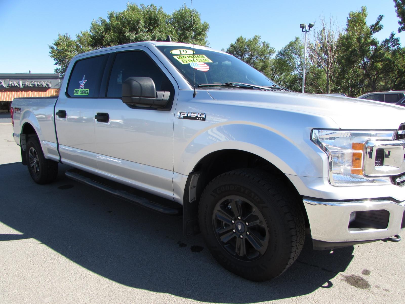 2019 Silver /Gray Cloth Ford F-150 XLT FX4 SuperCrew 6.5-ft. Bed 4WD (1FTFW1E58KF) with an 5.0L V8 OHV 16V engine, 6A transmission, located at 4562 State Avenue, Billings, MT, 59101, (406) 896-9833, 45.769516, -108.526772 - 2019 Ford F-150 XLT FX4 SuperCrew 6.5-ft. Bed 4WD - One owner! 5.0L V8 Engine - 10-Speed Automatic Transmission - 4WD - 76,188 miles - 94 point inspection 94 point inspection and serviced - copy of inspection and work performed as well as a full vehicle history report provided! XLT Sport p - Photo #5