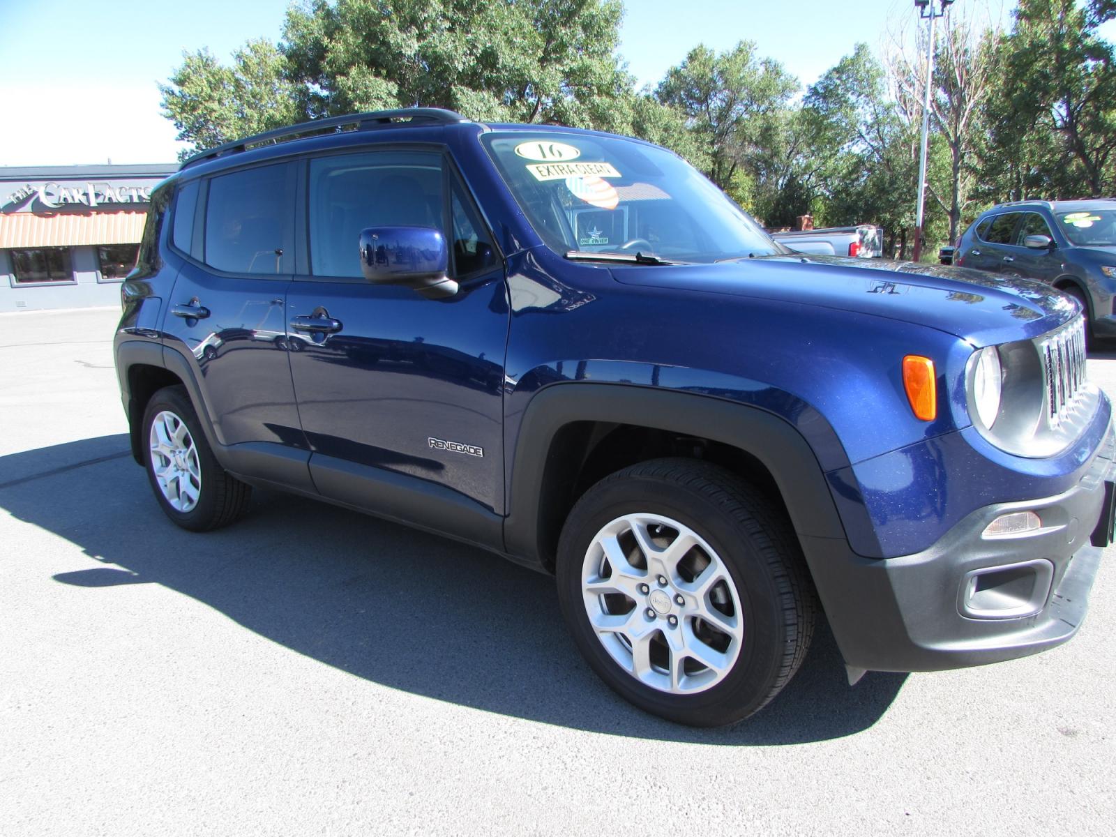 2016 Blue Jeep Renegade Latitude 4WD (ZACCJBBT6GP) with an 2.4L L4 DOHC 16V engine, 9 speed automatic transmission, located at 4562 State Avenue, Billings, MT, 59101, (406) 896-9833, 45.769516, -108.526772 - 2016 Jeep Renegade Latitude 4WD 2.4L L4 DOHC 16V Engine - 9 speed automatic transmission - 4WD - 125,844 miles - inspected and serviced Inspected and serviced - copy of inspection and work performed as well as a full vehicle history report provided! Latitude package - air conditioning - til - Photo #4