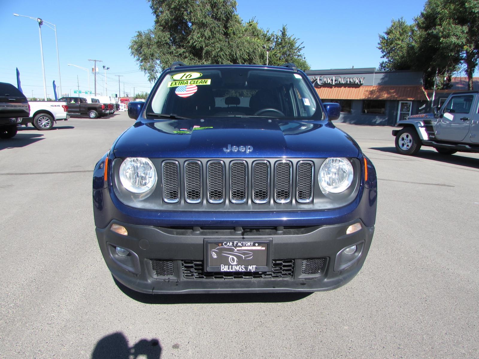 2016 Blue Jeep Renegade Latitude 4WD (ZACCJBBT6GP) with an 2.4L L4 DOHC 16V engine, 9 speed automatic transmission, located at 4562 State Avenue, Billings, MT, 59101, (406) 896-9833, 45.769516, -108.526772 - 2016 Jeep Renegade Latitude 4WD 2.4L L4 DOHC 16V Engine - 9 speed automatic transmission - 4WD - 125,844 miles - inspected and serviced Inspected and serviced - copy of inspection and work performed as well as a full vehicle history report provided! Latitude package - air conditioning - til - Photo #5