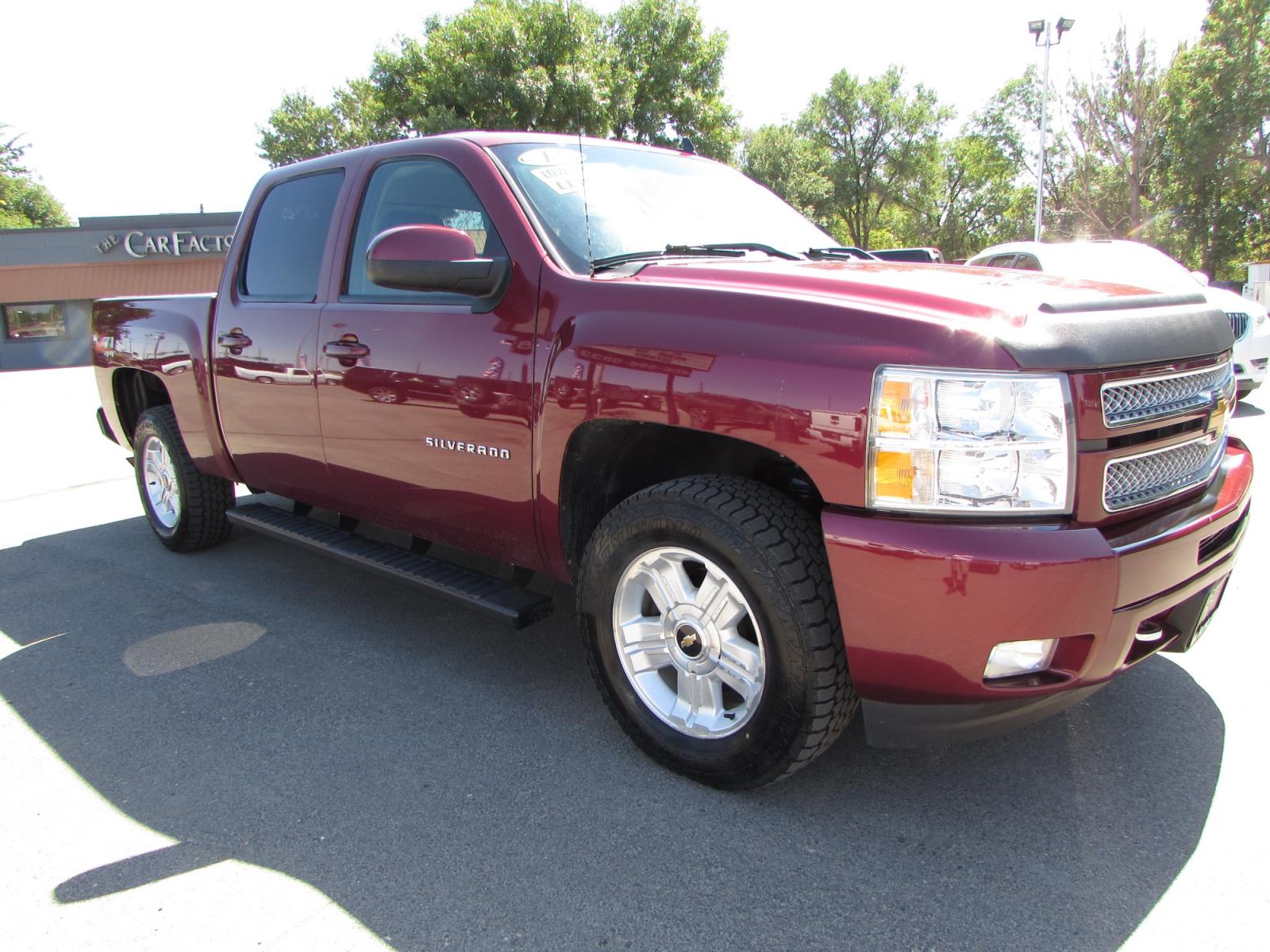 2013 Burgundy /Gray Chevrolet Silverado 1500 LTZ Crew Cab 4WD (3GCPKTE70DG) with an 5.3L V8 OHV 16V FFV engine, 6-Speed Automatic transmission, located at 4562 State Avenue, Billings, MT, 59101, (406) 896-9833, 45.769516, -108.526772 - 2013 Chevrolet Silverado 1500 LTZ Crew Cab 4WD - 70,765 miles! 5.3L V8 OHV 16V FFV engine - 6 speed automatic transmission with tow haul - 4WD - 70,765 miles - Inspected and serviced Inspected and serviced - copy of inspection and work performed as well as a complete history report provided! - Photo #5