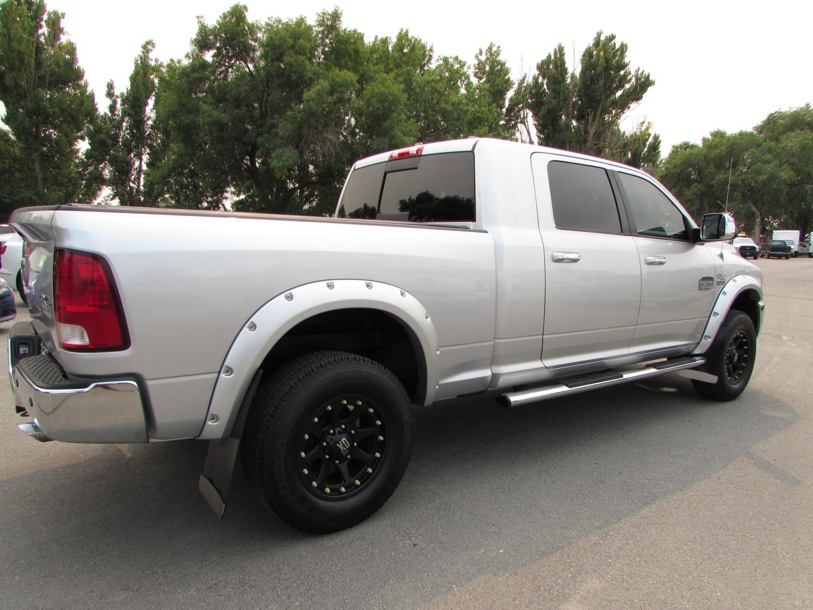 2012 Silver /Saddle leather Dodge Ram 2500 Laramie Longhorn Edition Mega Cab SWB 4WD (3C6TD5PT6CG) with an 5.7L V8 OHV 16V engine, 6-Speed Automatic transmission, located at 4562 State Avenue, Billings, MT, 59101, (406) 896-9833, 45.769516, -108.526772 - 2012 Dodge Ram 2500 Laramie Longhorn Edition Mega Cab SWB 4WD 5.7L V8 OHV 16V Engine - 6 speed automatic transmission - 4WD - 171,812 miles Longhorn Edition - climate control - air conditioning - tilt wheel - cruise control - Alpine touchscreen audio with bluetooth - U Connect to pair your dev - Photo #4