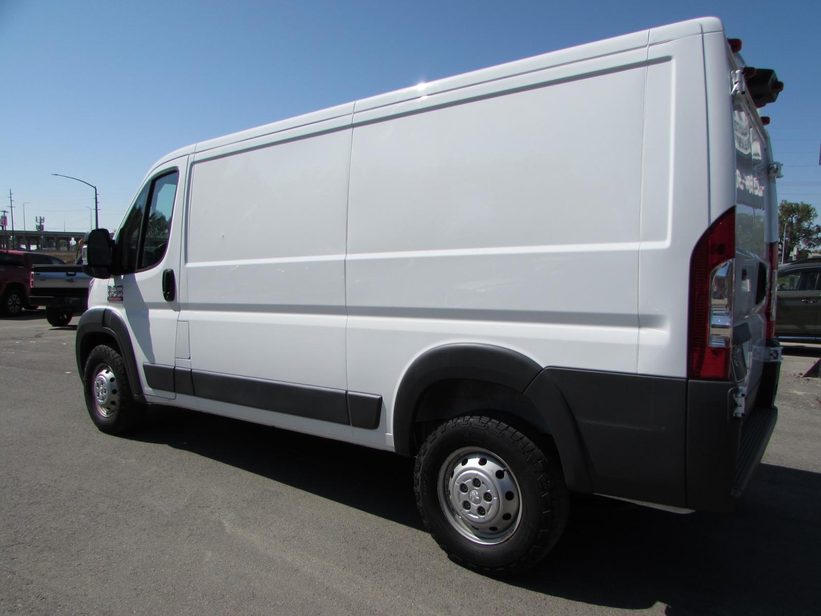 2018 White /Gray RAM Promaster 1500 Low Roof Tradesman 136-in. WB (3C6TRVAG8JE) with an 3.6L V6 engine, 6A transmission, located at 4562 State Avenue, Billings, MT, 59101, (406) 896-9833, 45.769516, -108.526772 - 2018 RAM Promaster 1500 Low Roof Tradesman 136-in. WB - One owner! 3.6L V6 Engine - 6 speed automatic transmission - Front wheel drive - 64,460 miles - One owner Tradesman Package - air conditioning - tilt and telescoping wheel - cruise control - touchscreen bluetooth audio with U Connect 3.0 - Photo #1