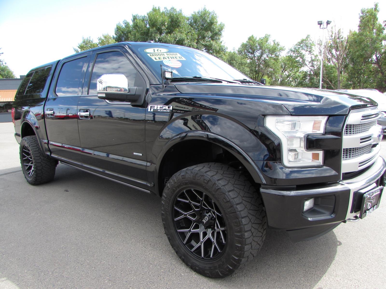 2016 Black /Brown leather Ford F-150 Platinum SuperCrew 5.5-ft. Bed 4WD (1FTEW1EG3GF) with an 3.5L V6 TURBO engine, 6A transmission, located at 4562 State Avenue, Billings, MT, 59101, (406) 896-9833, 45.769516, -108.526772 - 2016 Ford F-150 Platinum SuperCrew 5.5-ft. Bed 4WD - Lots of custom touches! 3.5L V6 Ecoboost Twin Turbo Engine - 6 speed automatic transmission - 4WD - 126,799 miles - Inspected and serviced Inspected and serviced - copy of inspection and work performed as well as a full vehicle history repor - Photo #5