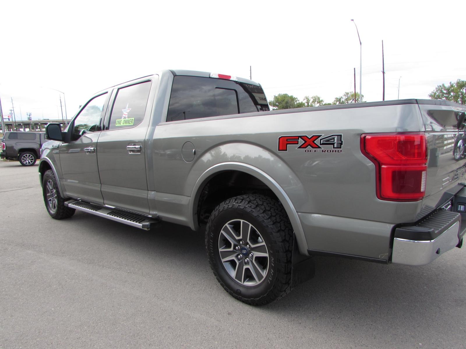 2019 Silver Spruce /Tan Ford F-150 Lariat SuperCrew 6.5-ft. 4WD (1FTFW1E46KK) with an 3.5L V6 DOHC 24V engine, 6A transmission, located at 4562 State Avenue, Billings, MT, 59101, (406) 896-9833, 45.769516, -108.526772 - 2019 Ford F-150 Lariat SuperCrew 6.5-ft. 4WD - One owner! 3.5 V6 twin turbo engine - 10 speed automatic transmission - 4WD - 79,573 miles - One owner - Inspected and serviced Inspected and serviced - copy of inspection and work performed as well as a full vehicle history report provided Lar - Photo #1