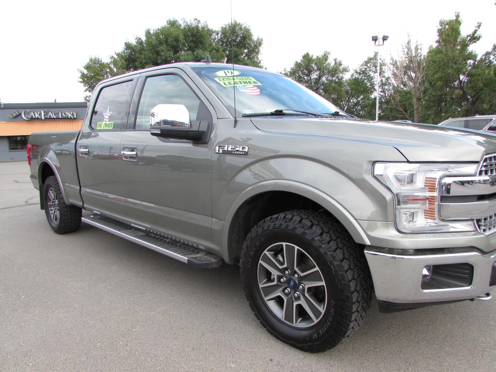 2019 Silver Spruce /Tan Ford F-150 Lariat SuperCrew 6.5-ft. 4WD (1FTFW1E46KK) with an 3.5L V6 DOHC 24V engine, 6A transmission, located at 4562 State Avenue, Billings, MT, 59101, (406) 896-9833, 45.769516, -108.526772 - 2019 Ford F-150 Lariat SuperCrew 6.5-ft. 4WD - One owner! 3.5 V6 twin turbo engine - 10 speed automatic transmission - 4WD - 79,573 miles - One owner - Inspected and serviced Inspected and serviced - copy of inspection and work performed as well as a full vehicle history report provided Lar - Photo #6